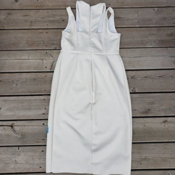 Asos floral double strap bodycon midi dress - Picture 2 of 4